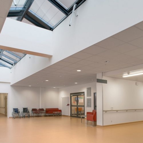 Klinika telemedycyny, Miltenberg — korytarz