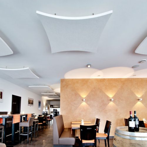 Curve 2 voiles de plafond