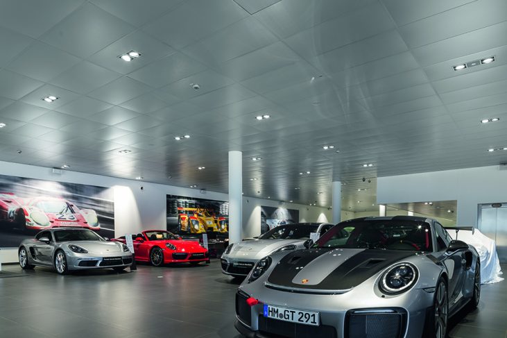 Detailaufnahme OWAtecta S 45 T15 lay-in system (for UK only)