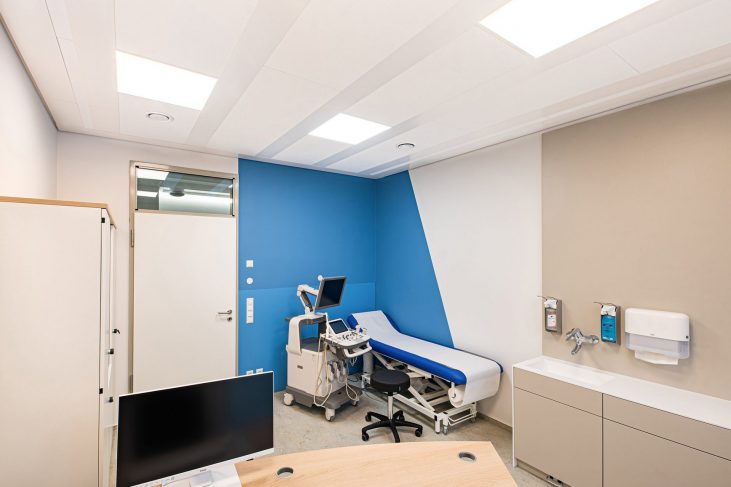 Detailaufnahme OWActive Mineralny sufit klimatyczny Sinfonia Silencia